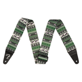 Fender Ugly Xmas Sweater Guitar Strap - Green Fair Isle