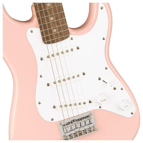 Squier Mini 3/4 Stratocaster Electric Guitar - Shell Pink