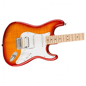 Squier Affinity Stratocaster HSS - Flame Maple Top - Sienna Sunburst