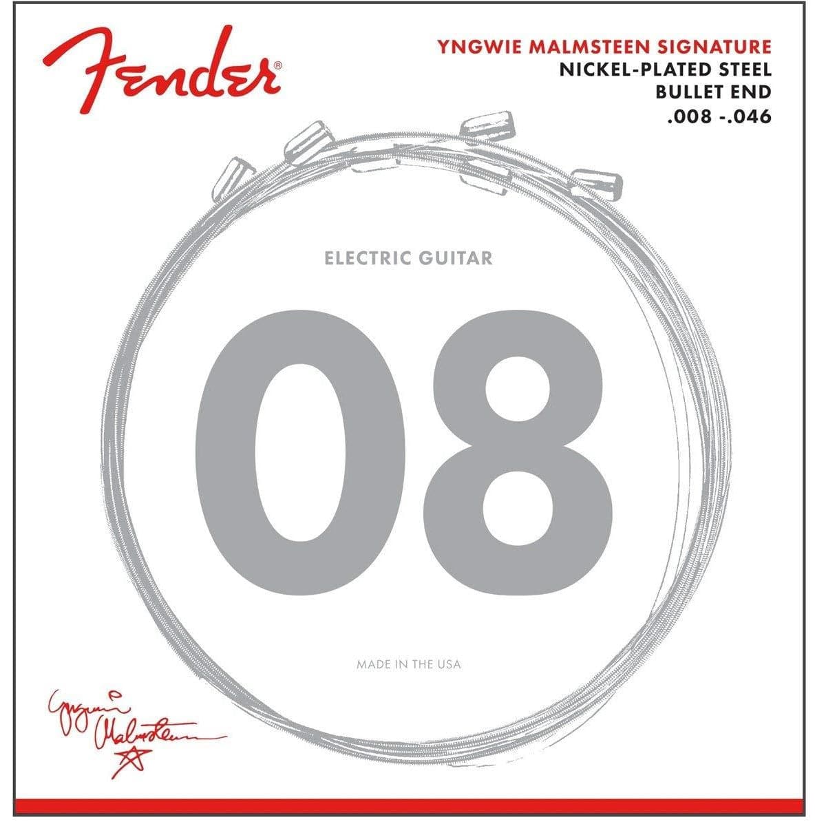 Fender Yngwie Malmsteen Signature Electric Guitar Strings - 8-46