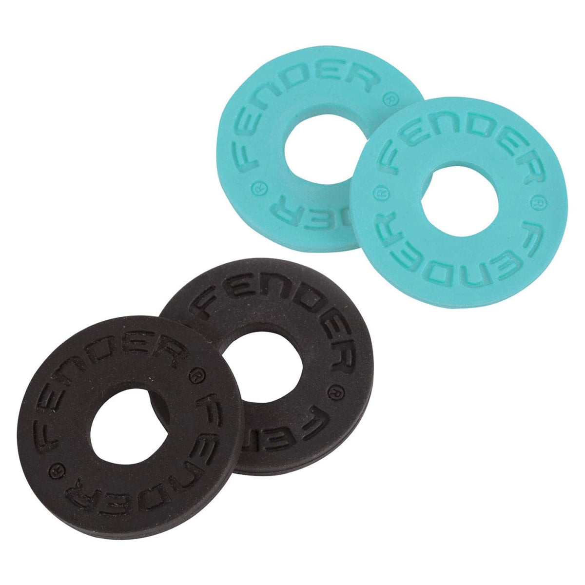 Fender Strap Blocks - Daphne Blue & Black