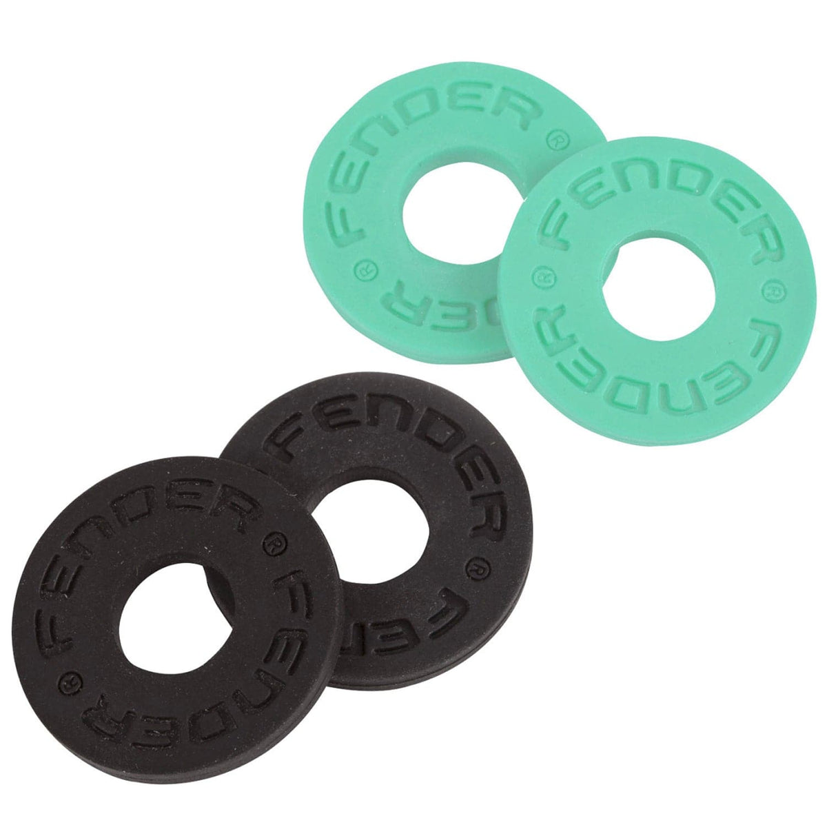 Fender Strap Blocks - Surf Green & Black