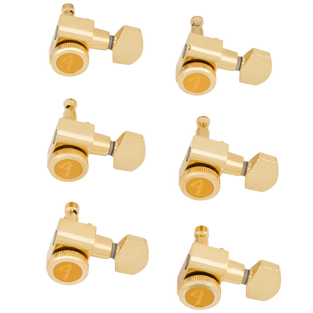 Fender Locking Machine Head Set for Stratocaster / Telecaster - Gold (0990818200)