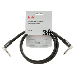 Fender Professional Series Instrument Patch Cables - 3ft - Black