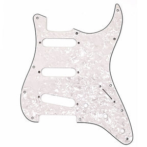 Fender Genuine 11 Hole Stratocaster Pickguard Scratchplate 4 Ply - Pearl White (0992140000)