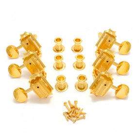 Grover 136G Machine Heads - 3 a side - Gold 