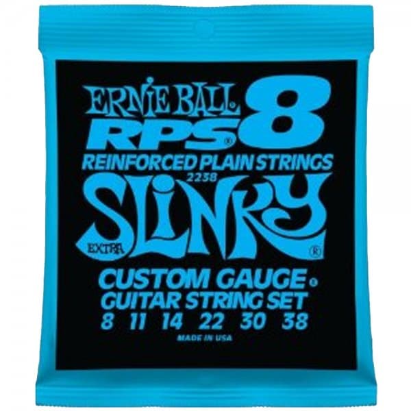 Ernie Ball RPS Extra Slinky Electric Guitar Strings 8-38