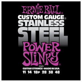 Stainless Steel Power Slinky Electric Guitar Strings 11-48