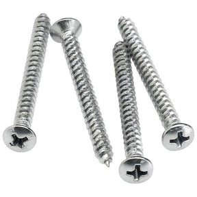 Fender Genuine Neck Mounting Screws 4 Pack - Chrome