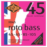 RB45 Roto 45 Bass Guitar Strings - Standard Gauge - 45-105