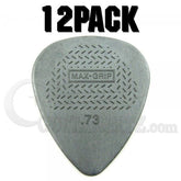 Nylon Maxgrip Plectrum Players Pack - 12 Pack - .73 Grey