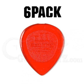 Stubby Plectrum Players Pack - 6 Pack - 1mm Red