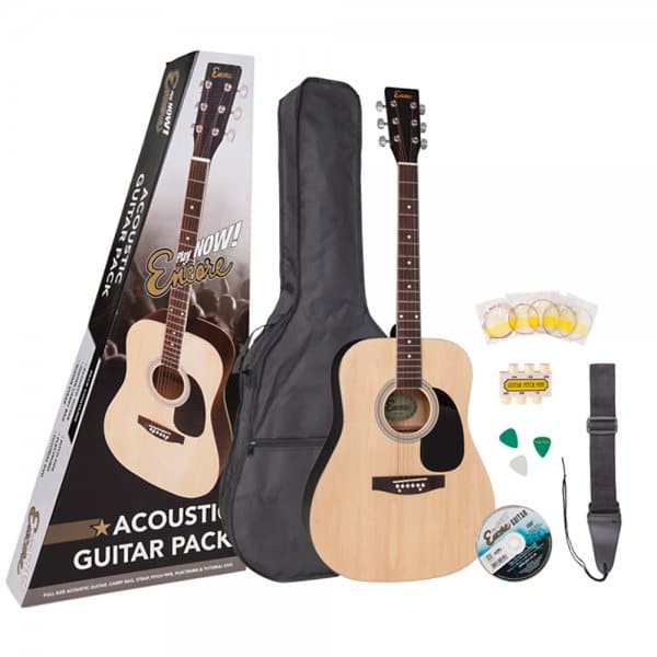 Acoustic Guitar Package - Natural