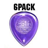 Big Stubby Plectrum Players Pack - 6 Pack - 2mm Light Purple