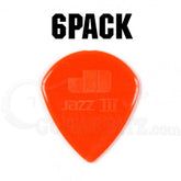 Nylon Jazz III Plectrum Players Pack - 6 Pack