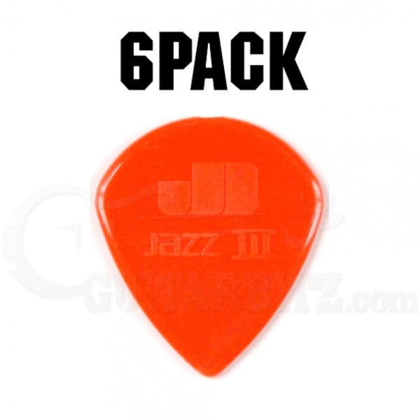 Nylon Jazz III Plectrum Players Pack - 6 Pack