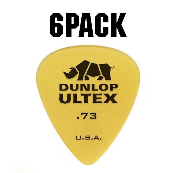 Ultex Standard Plectrum Players Pack - 6 Pack - .73mm