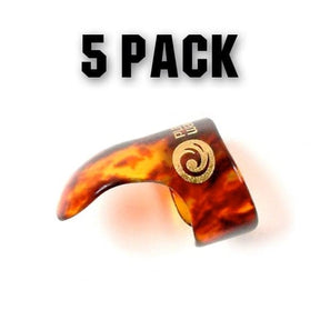 Shell Fingerpick Players Pack - 5 Pack - Medium