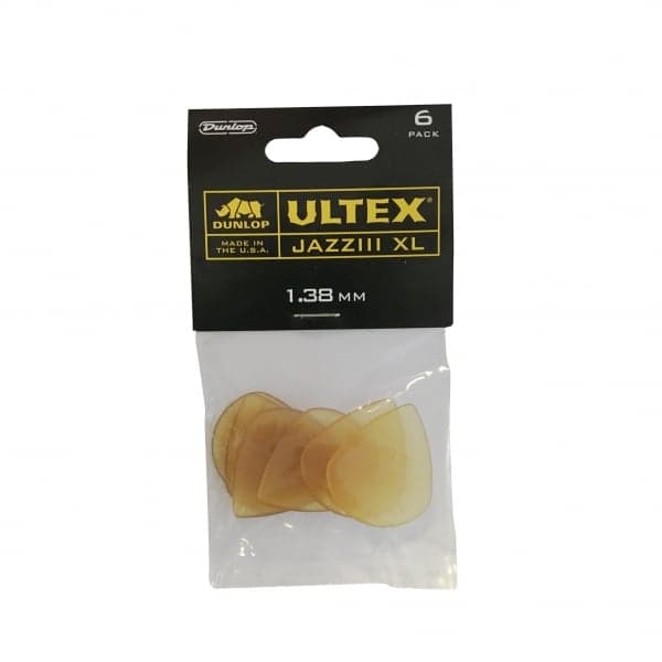 Jim Dunlop Ultex Jazz III XL Plectrum Players Pack - 6 Pack