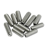 American Saddle Height Adjustments Screws Chrome - 12 Pack