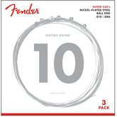 250R 3 Pack - Nickel Plated Steel Electric Guitar Strings - Regular - 10-46