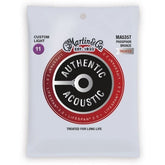 MA535T Phosphor Bronze Authentic Acoustic Guitar Strings Custom Light 11-52