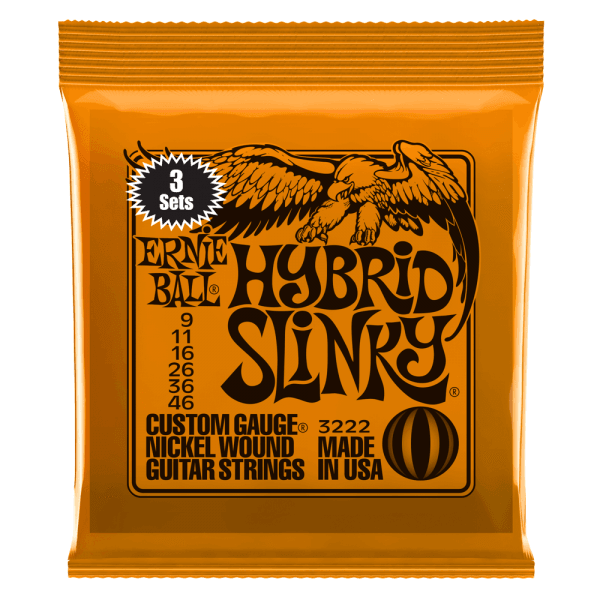 Hybrid Slinky Electric Guitar Strings - 09-46 - 3 Pack