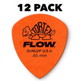 Tortex Flow Plectrum Player Pack - 12 Pack - Orange .60mm