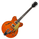 Electromatic G5622T Double Center Block with Bigsby - Orange Stain