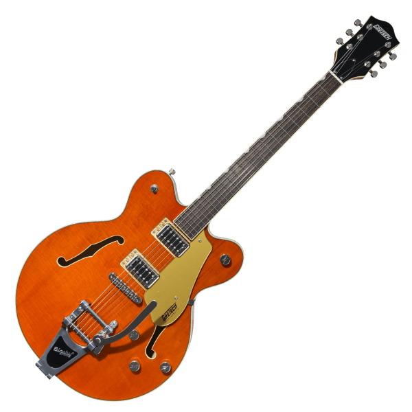 Electromatic G5622T Double Center Block with Bigsby - Orange Stain
