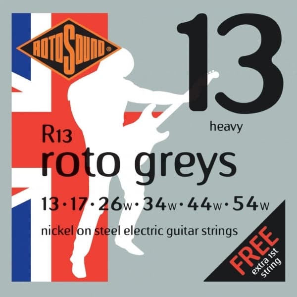 R13 Roto Greys Electric Guitar Strings - 13-54