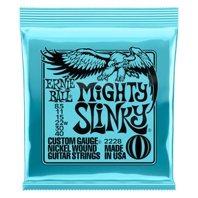 2228 Mighty Slinky Electric Guitar Strings Custom Gauge - 8.5-40
