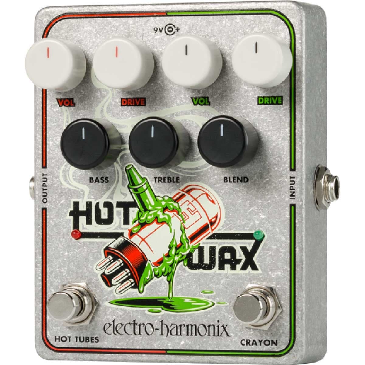 Electro-Harmonix Hot Wax Dual Overdrive Effects Pedal