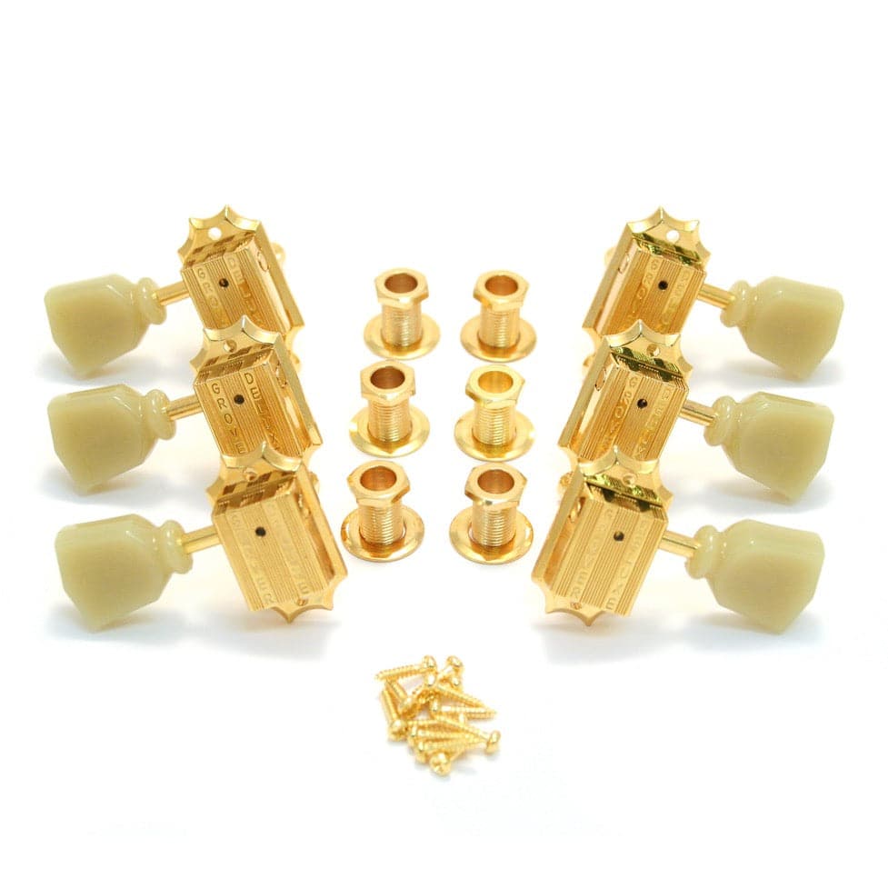 Grover Vintage Die-Cast Machine Heads - Gold