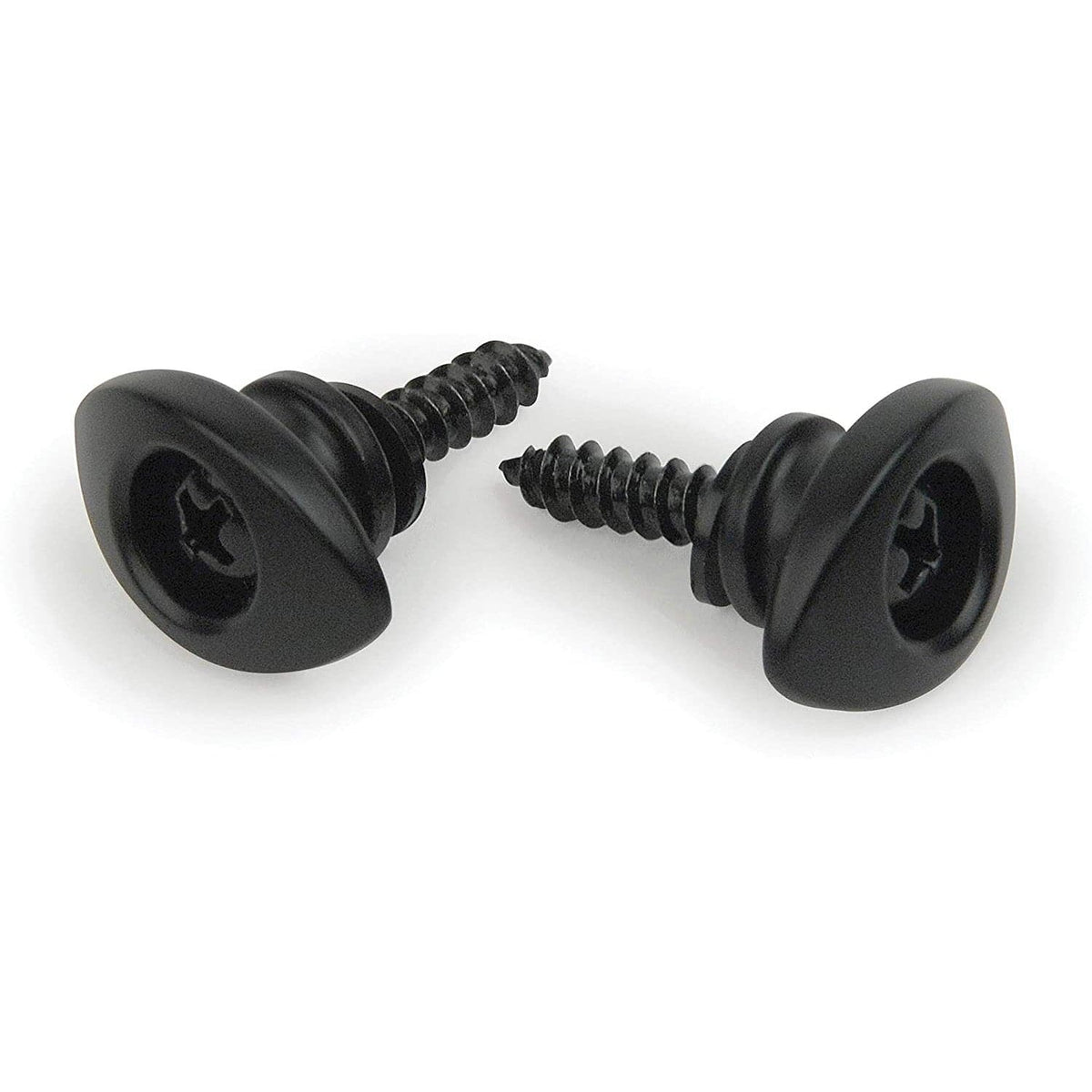 D'Addario PWEEP102 Elliptical Strap Buttons - Black