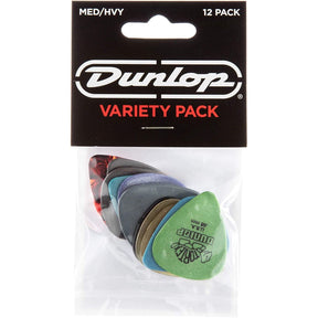 Jim Dunlop PVP102 Plectrum Variety Players 12 Pack - Medium / Heavy