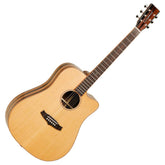 Tanglewood TWJDCE Java Dreadnought Cutaway Electro Acoustic Guitar - Cedar Top