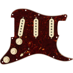 Fender Loaded Pre-Wired Strat Pickguard - Tex-Mex SSS - Tortoise Shell - 11 Hole