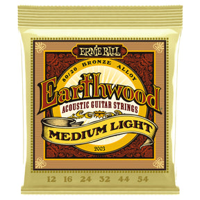 Ernie Ball Earthwood Acoustic Guitar Strings Medium Light 12-54