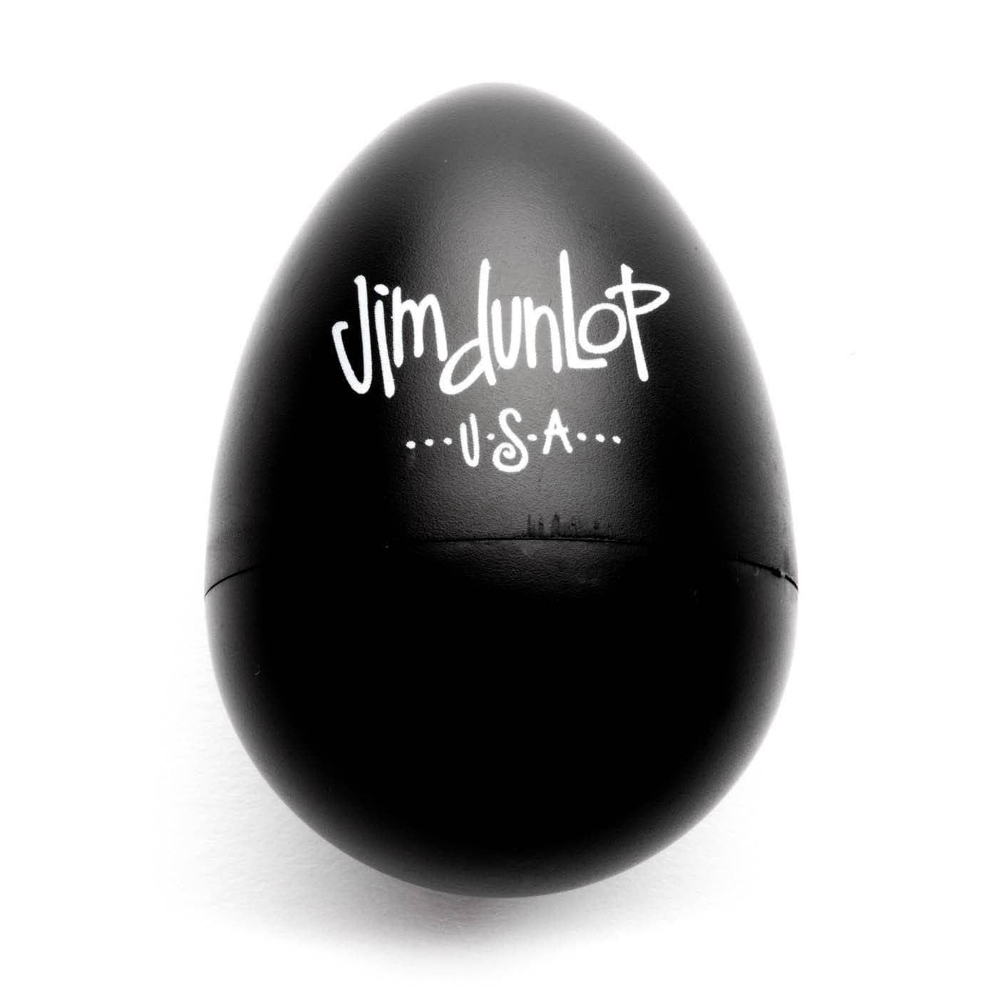 Jim Dunlop Egg Shaker Maraca - Black - Single Pack