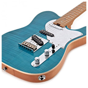 Aria 615 MK2 Nashville Electric Guitar - Turquoise Blue