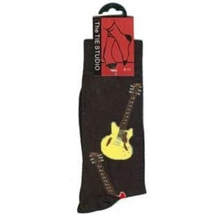 Red & Yellow Guitar Socks (Size 6-11)