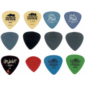 Jim Dunlop PVP102 Plectrum Variety Players 12 Pack - Medium / Heavy