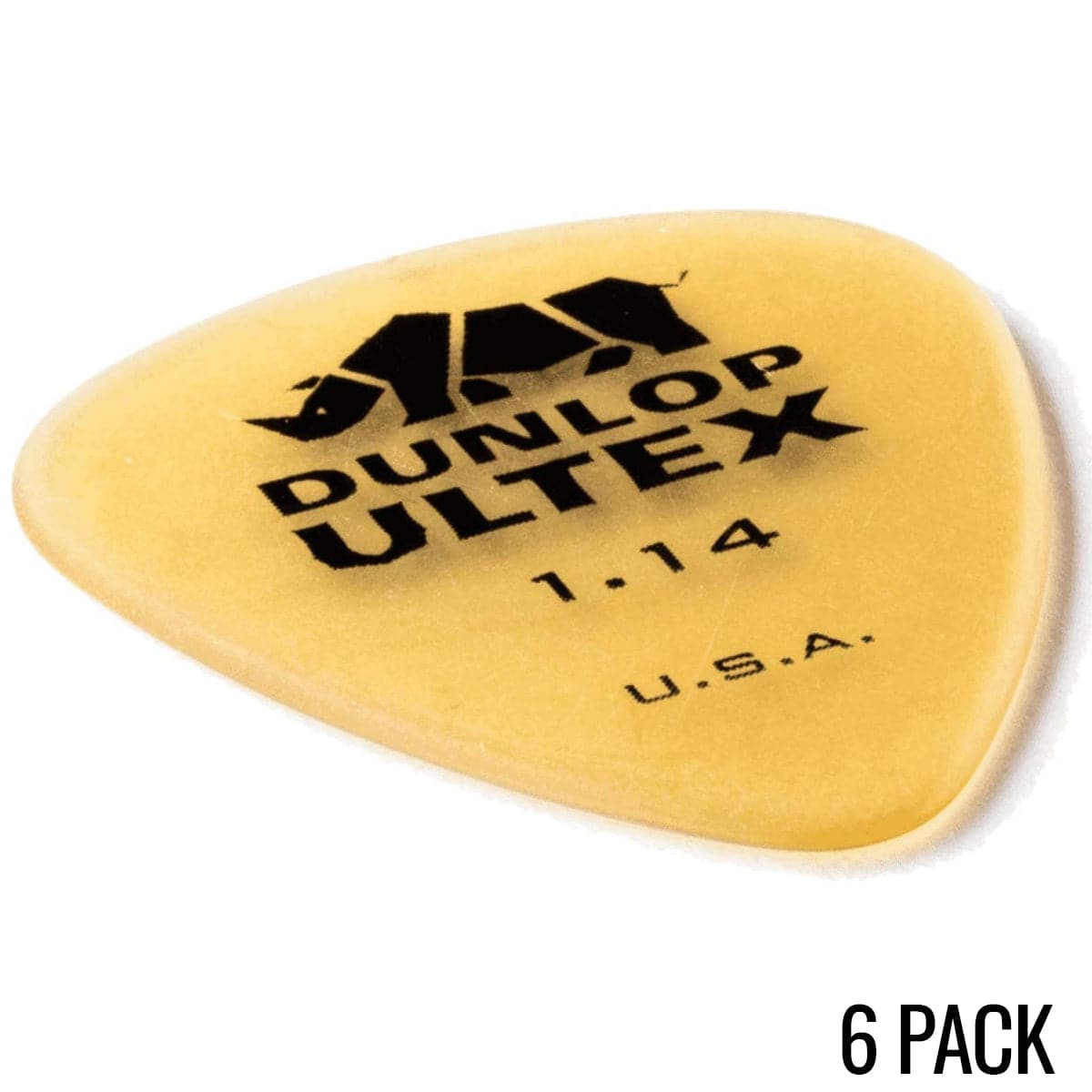 Jim Dunlop Ultex Standard Plectrum Players Pack - 6 Pack - 1.14mm