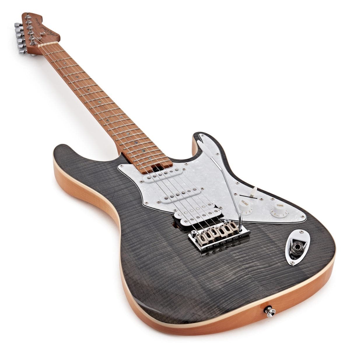 Aria Pro II 714 MK2 Hot Rod Collection Electric Guitar - Black Diamond