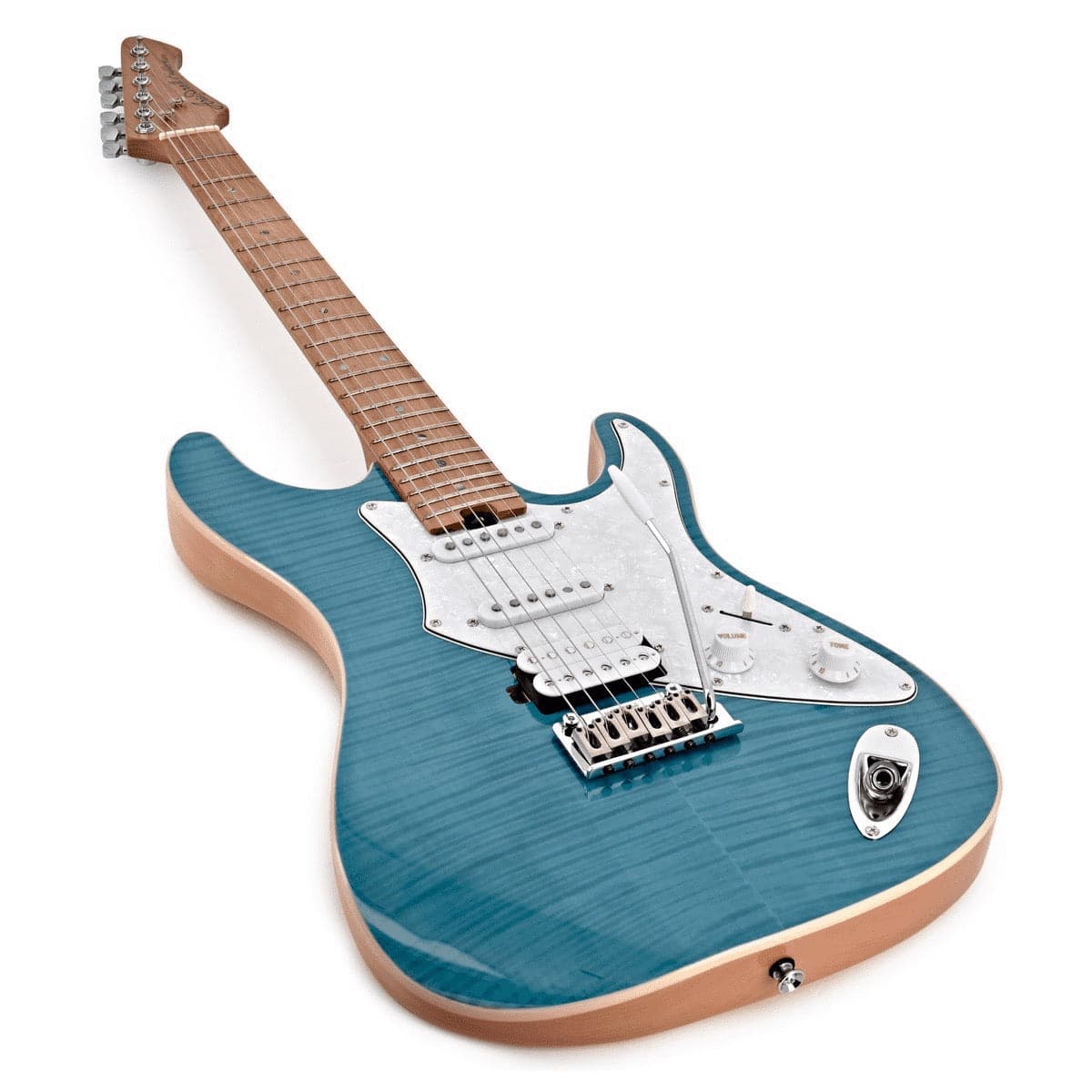 Aria Pro II 714 MK2 Hot Rod Collection Electric Guitar - Turquoise Blue