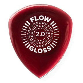 Jim Dunlop Flow Gloss Plectrum Pack - 3 Pack - 2.00mm