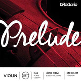 D'Addario Prelude Violin String Set, 3/4 Scale, Medium Tension