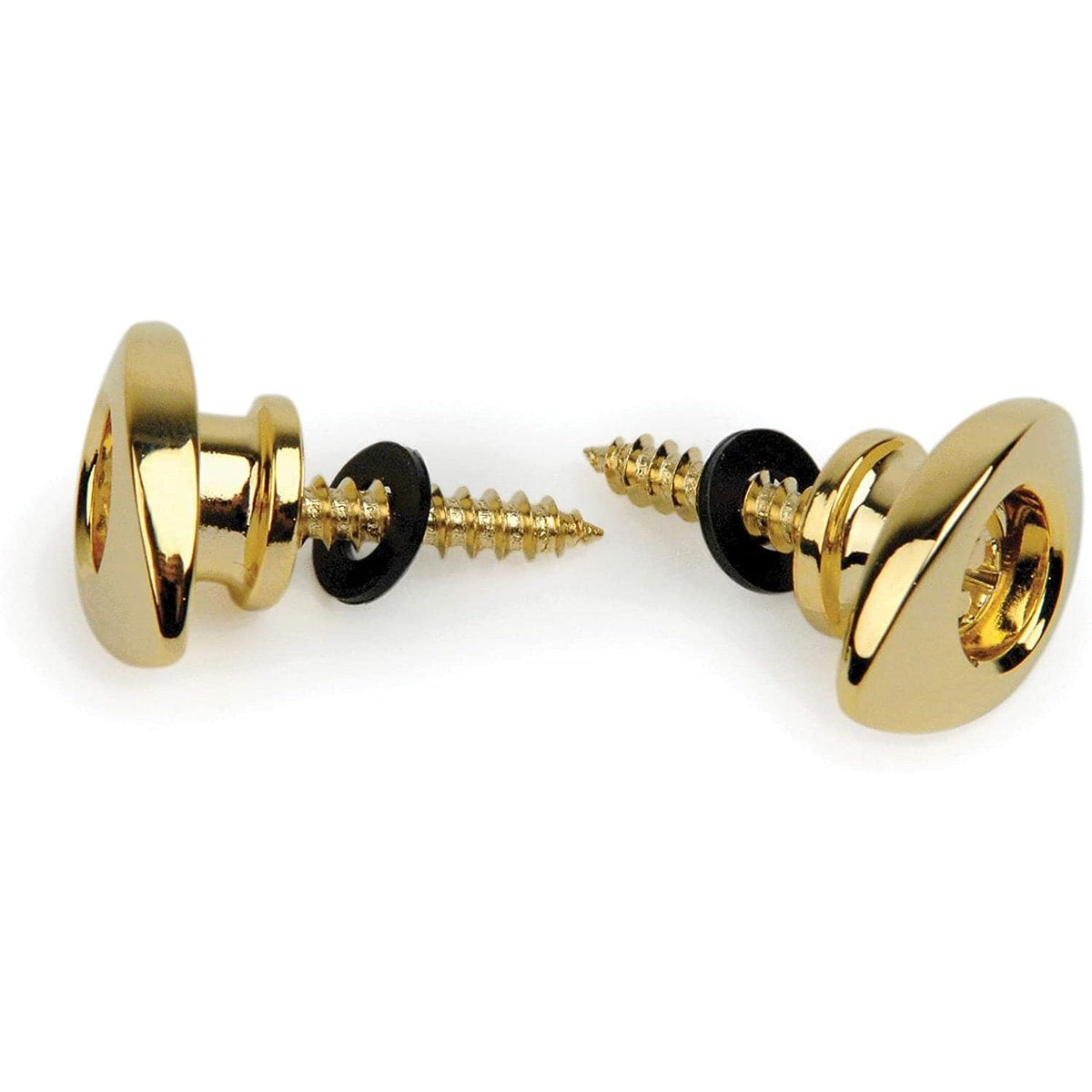 D'Addario PWEEP302 Elliptical Strap Buttons - Gold