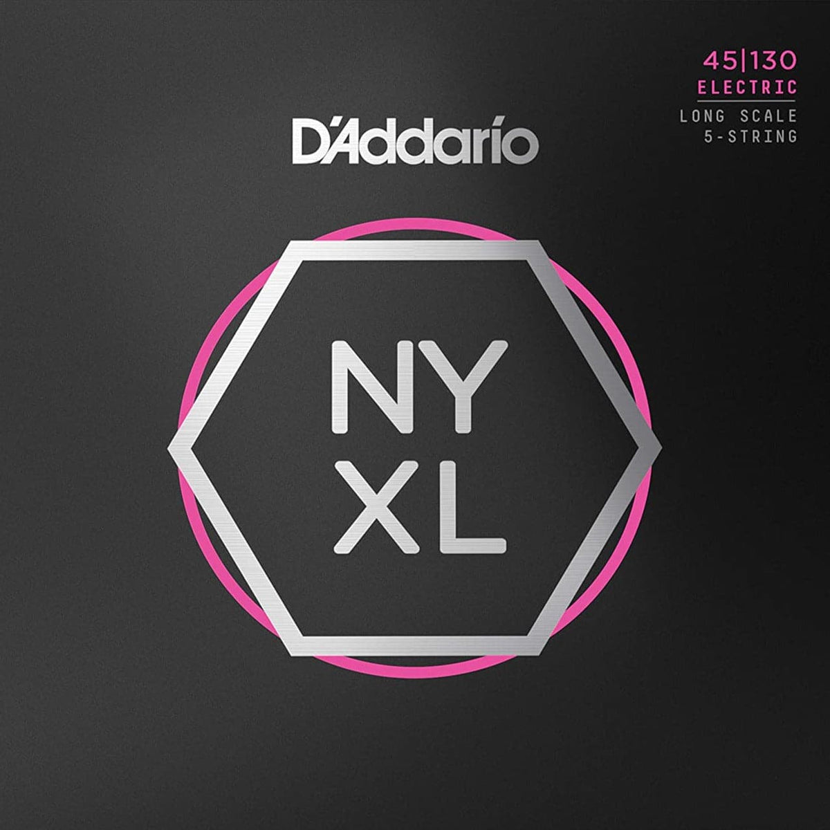 D'Addario NYXL45130 - Set Long Scale - Regular Light 5-String - 45-130
